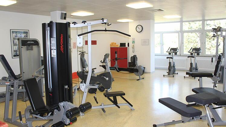 Der Trainingsraum.