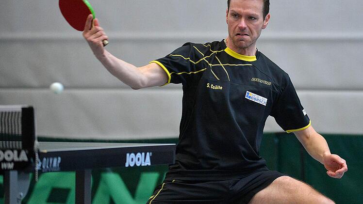 Reaktionsschnell: Adelsdorfs Spitzenspieler Szilard Csölle ist an der Tischtennisplatte nur schwer zu überwinden. In der gesamten Hinrunde der 1. Bezirksliga blieb er ungeschlagen und weist eine Bilanz von 16:0 Siegen auf. Foto: Picturedreams/Archiv