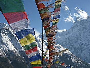 Himalaya Gebirge in Nepal
