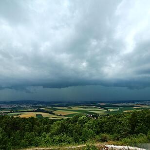 Gewitter über der Region Bamberg Foto: Ferdinand Merzbach