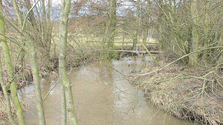 Die Rauhe Ebrach prägt die Landschaft und gibt der Gemeinde im Steigerwald ihren Namen.  Foto: Archiv