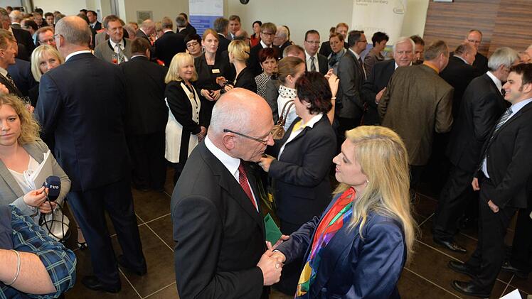 Günther Denzler bei der Verabschiedung in Schlüsselfeld Foto: Ronald Rinklef