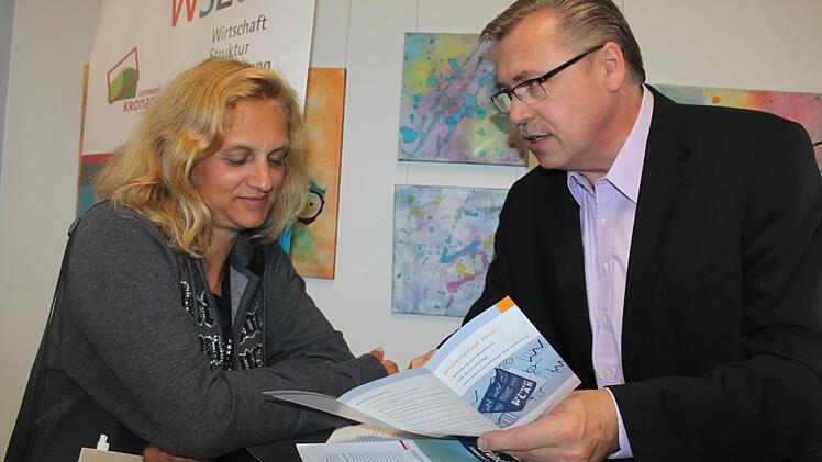 Impressionen vom Infotag "Wiedereinstieg" im Landratsamt Foto: Veronika Schadeck