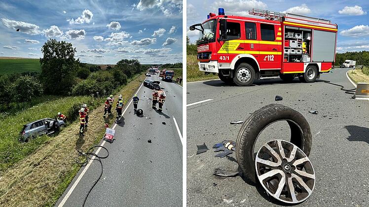 Würzburg: Frontalcrash in Heuchelhof löst massive Verkehrsbehinderungen aus