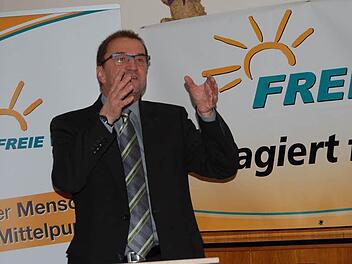 Gernot Brand schilderte seine Ziele für die Stadt Lichtenfels. Fotos: Andreas Welz