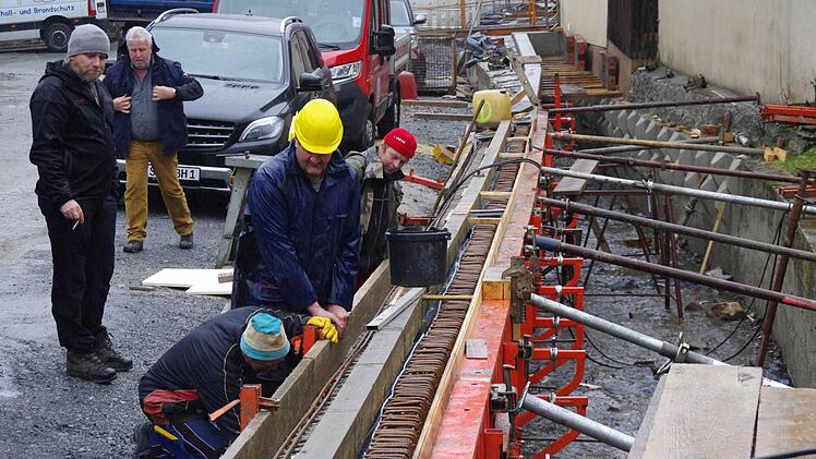 Bauarbeiten in Steinberg. Foto: Marco Meißner