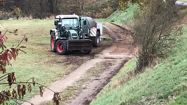 Das Abwasser wird in eine Güllefass gepumpt und zur Kläranlage nach Traindorf gefahren. Foto: privat