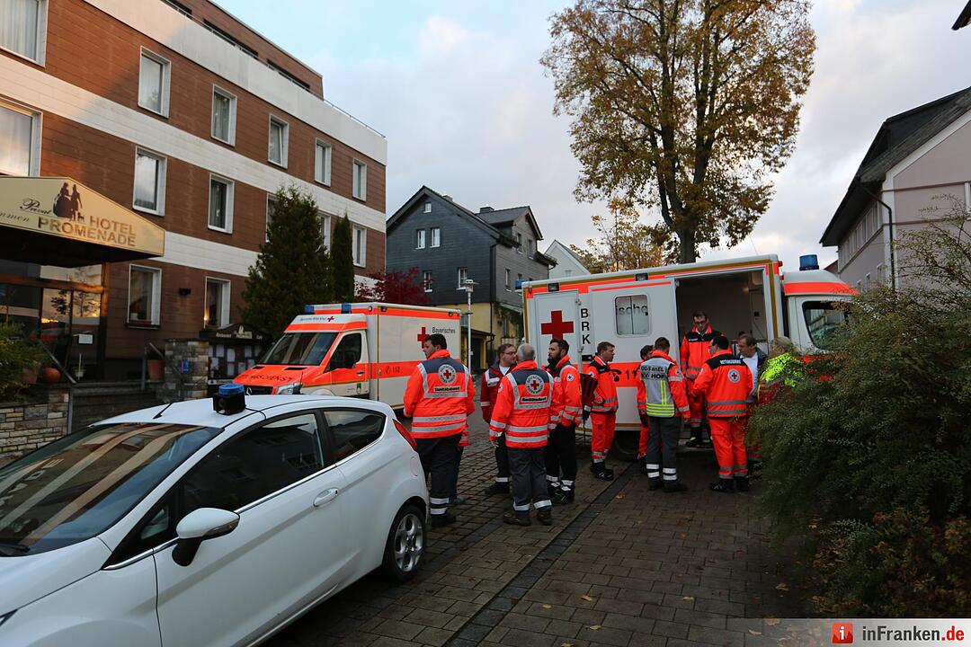 BRK-Einsatz in Hotel in Bad Steben