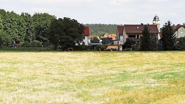 Hier soll ein möglicher Supermarkt vor Weismain Süd entstehen.