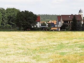 Hier soll ein möglicher Supermarkt vor Weismain Süd entstehen.