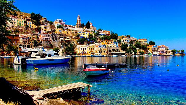 Urlaub, Insel, Chalki, griechische Inseln, Griechenland