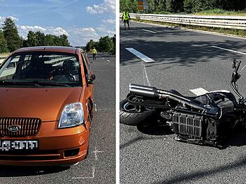 B4 bei Coburg: 92-jähriger Geisterfahrer sorgt für schweren Unfall - Motorradfahrer kann nicht mehr ausweichen B4 bei Coburg: 92-jähriger Geisterfahrer sorgt für schweren Unfall - Motorradfahrer kann nicht mehr ausweichen