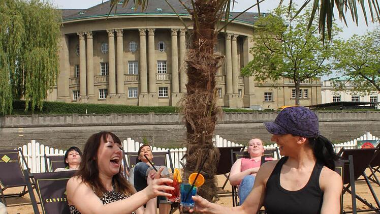 Den Stadtstrand soll es auch 2015 wieder geben. Foto: Mäuser/Archiv