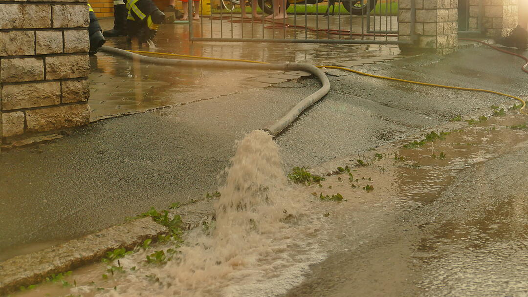 Kräftige Unwetter halten Mittelfranken im Atem