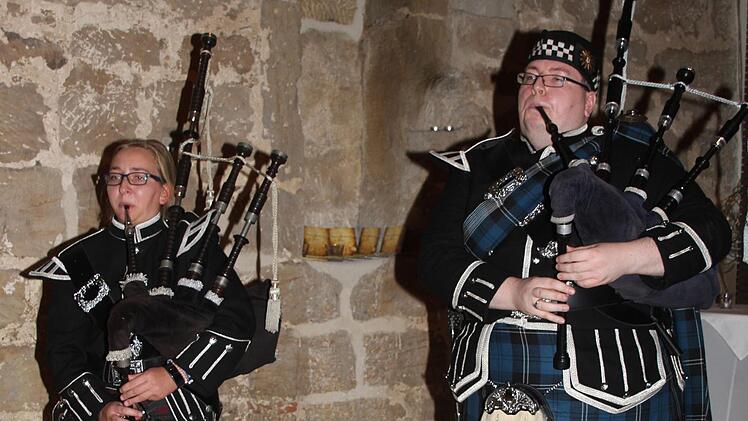 Dudelsackkl&auml;nge waren beim "Celtic Castle"-Festival auf Schloss Thurnau zu h&ouml;ren.  Fotos: Sonny Adam