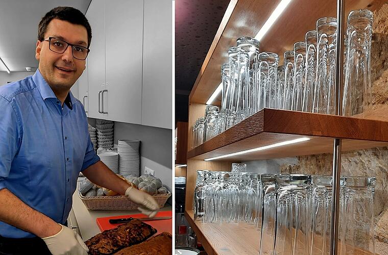 Gundelsheim: Gemeinde betreibt erfolgreiche Gaststätte "Spezerei" - Bürgermeister bedient