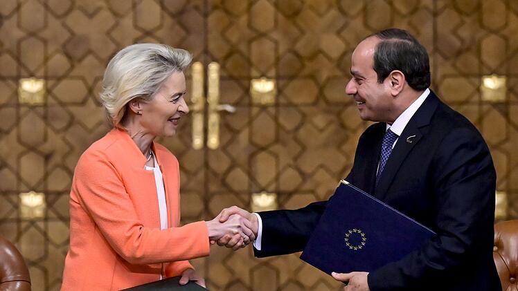 Ursula von der Leyen und Abdel Fattah al-Sisi