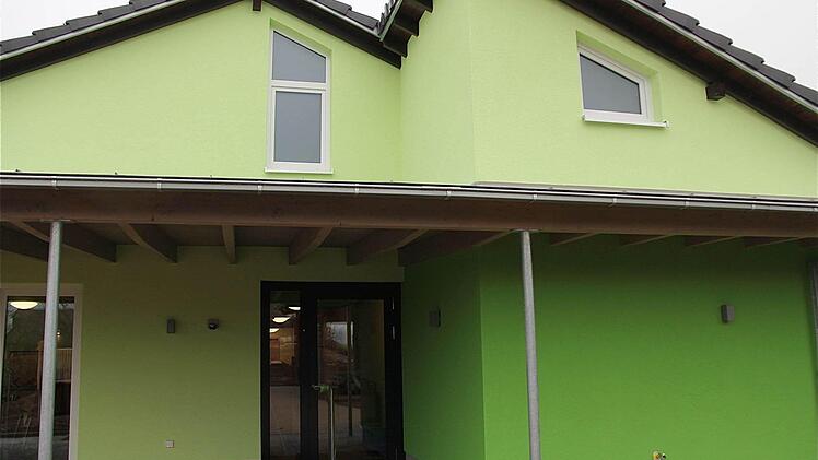 Der Kindergarten Wartmannsroth nach der Sanierung.