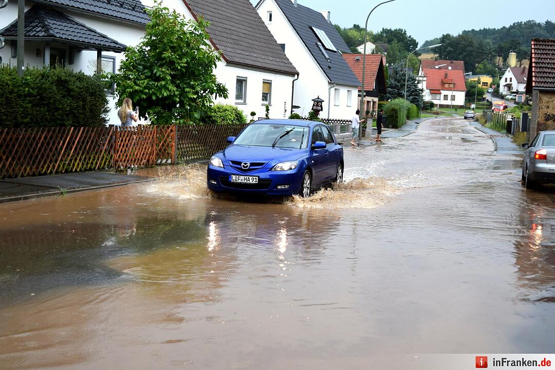 Hochwasser Landkreis Lichtenfels 26. Juli 2016