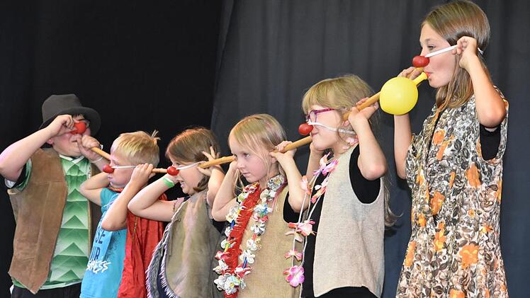 Bei der Gala des Mitmachzirkus zeigten die Kinder, was sie gelernt haben. Uschi Prawitz