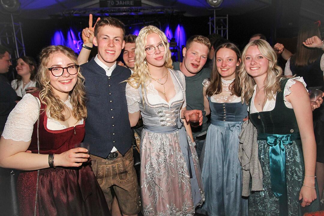 Die Partyband "highline" sorgte f&uuml;r gute Stimmung.