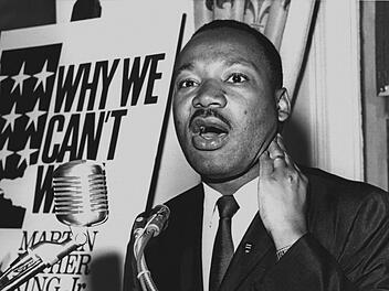 Bürgerrechtler und Friedensnobelpreisträger Martin Luther King ist noch heute für viele ein Vorbild. Foto: Archiv