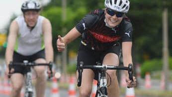 Keine Behinderung durch den Verkehr: Auch diesmal ist der Radkurs komplett autofrei.  Foto: privat