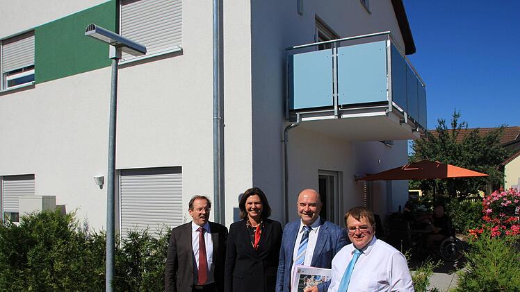 Bauministerin Aigner in Uehlfeld.  Foto: Andreas Dorsch