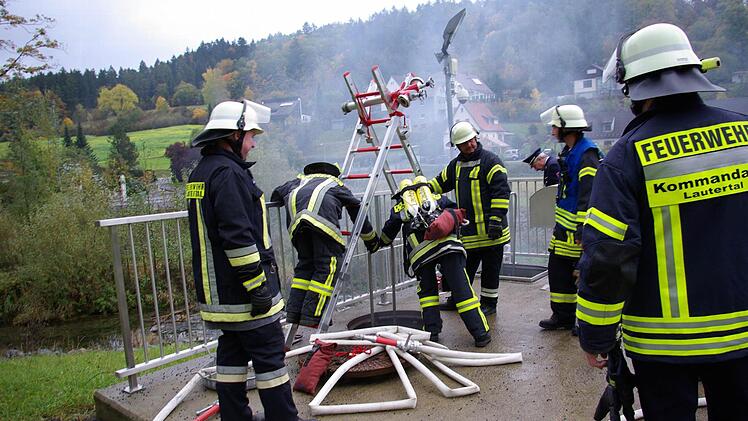50 Aktive engagieren sich bei der Feuerwehr Lautertal.  Fotos: Feuerwehr Lautertal