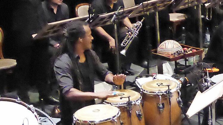 Martin Grubinger und das Percussive Planet Ensemble. Foto: Ahnert