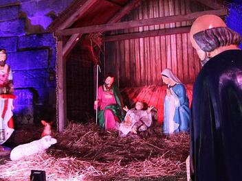 Das Jesuskind aus der Kronacher Krippe ist seit Sonntag verschwunden. Foto: Archiv/Marian Hamacher