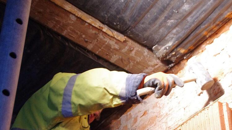 Der Innenausbau im Altbau schreitet voran. Foto: Marco Meißner