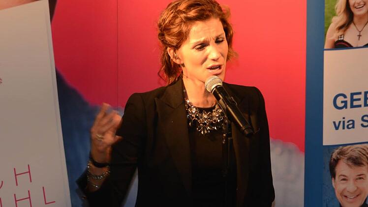 Anna-Maria Zimmermann im Kulmbacher einkaufszentrum "Fritz" Foto: Dagmar Besand