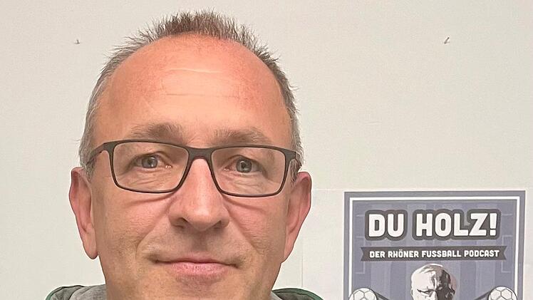 Andreas Lampert vom TSV Großbardorf ist der aktuelle Gast im Rhöner Fußball-Podcast.  Foto: Sebastian Schmitt