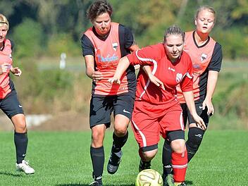 SC Adelsdorf - FC Burk.  Die Heimmannschaft (schwarz-rote Trikots) lauerte oft auf Konter.picturedreams
