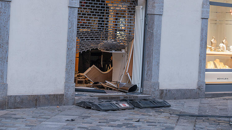 Juwelier-Einbruch am Grünen Markt in Bamberg