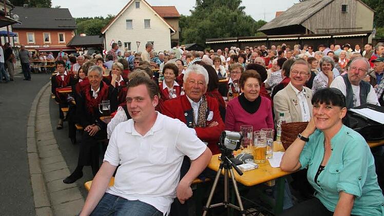 Die Besucher waren aus dem Häuschen.
