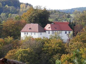 Schloss Hundshaupten (vom Wildpark aus gesehen) Foto: rm