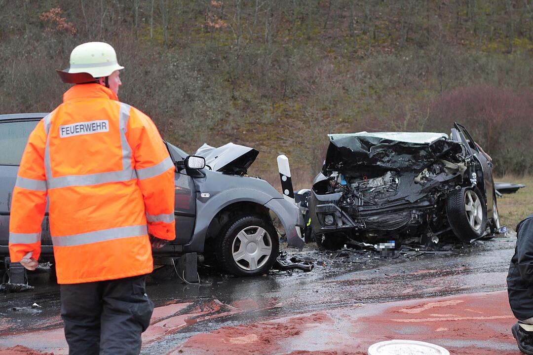 Schwerer Verkehrsunfall in Karlstadt