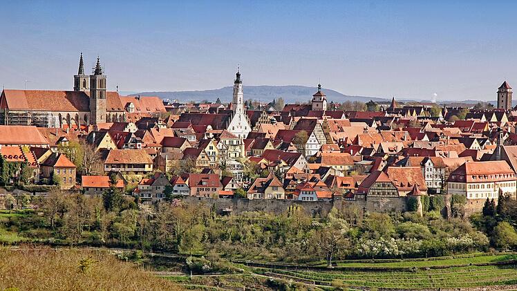 Die schönsten Altstädte Deutschlands: Rothenburg ob der Tauber schafft es auf Platz 3