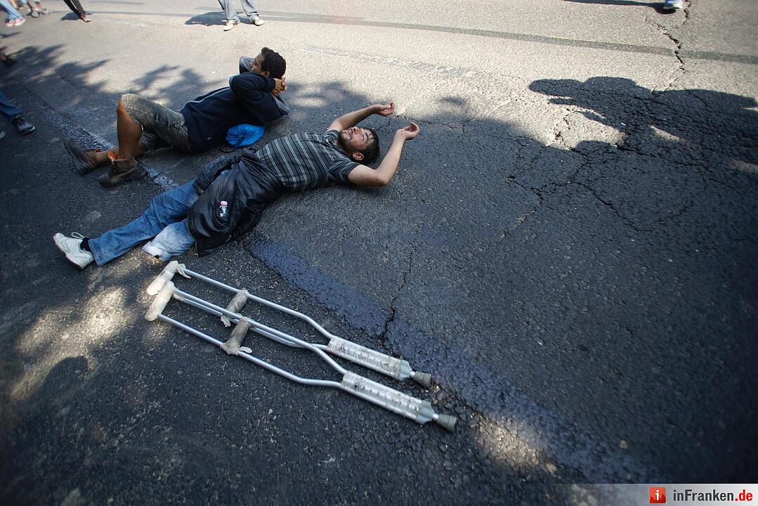 Migrants in Budapest