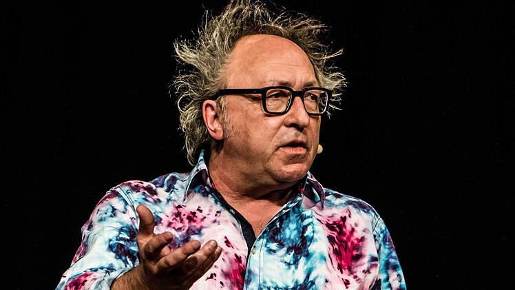 Impressionen von Urban Priols Gastspiel im ausverkauften Coburger Kongresshaus.Foto: Jochen Berger