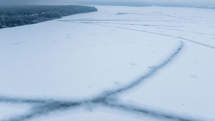 Winterwetter in der Seenplatte
