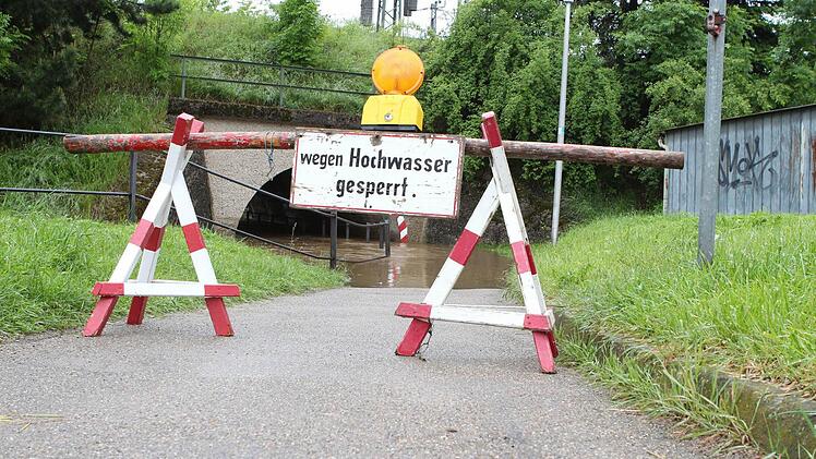 Hochwasser im Landkreis Ansbach. Foto: News5 / Haag