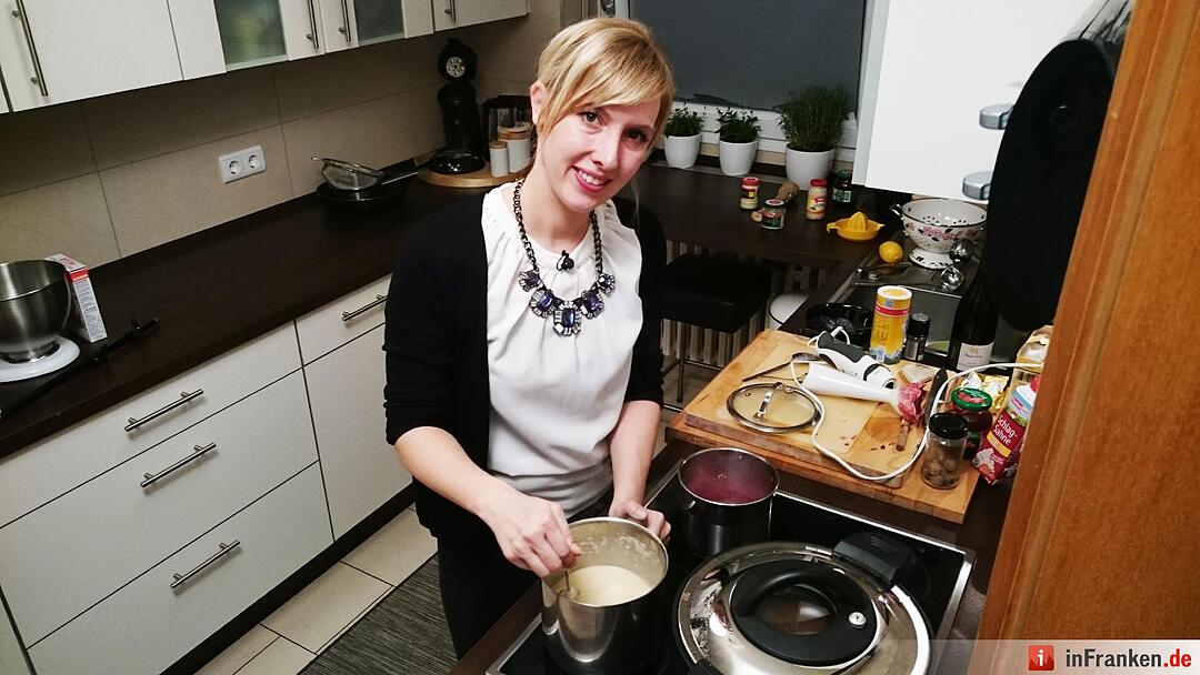 Gastgeberin Anne-Kathrin