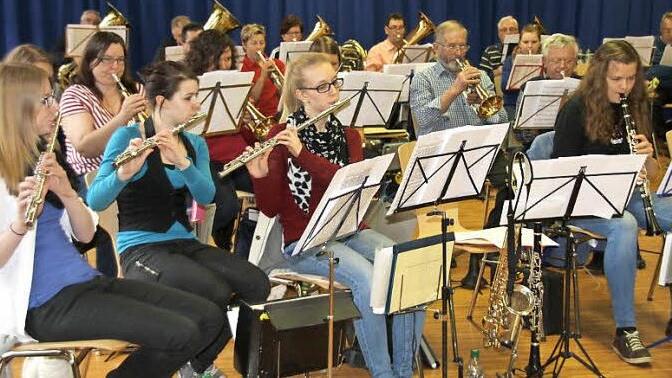 Die Dorfmusik Rugendorf ist fit für ihre nächsten Auftritte. Foto: Klaus-Peter Wulf