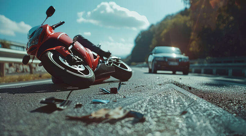 Iffigheim: Frontal-Zusammensto&szlig; mit Auto - junge Bikerin schwer verletzt