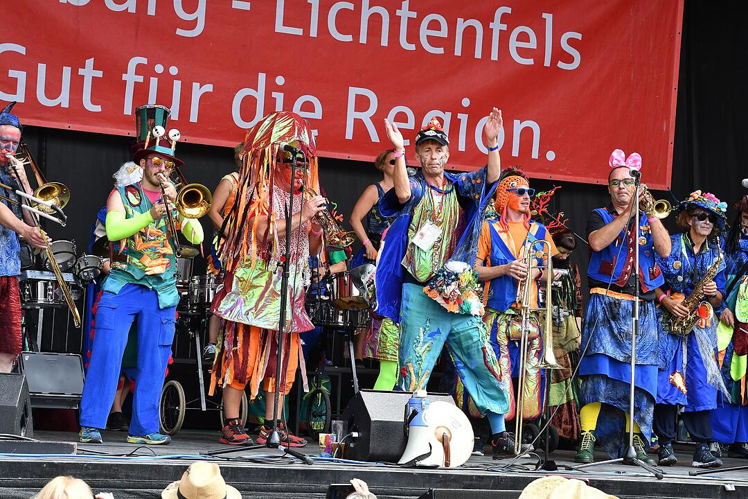 Umzug beim Samba-Festival in Coburg