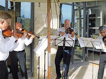 Ein Quartett der Extraklasse: Bernhard Hartog, Michael Frenzel, Ulf Klausnitzer und Kiichiro Mamine (von links).