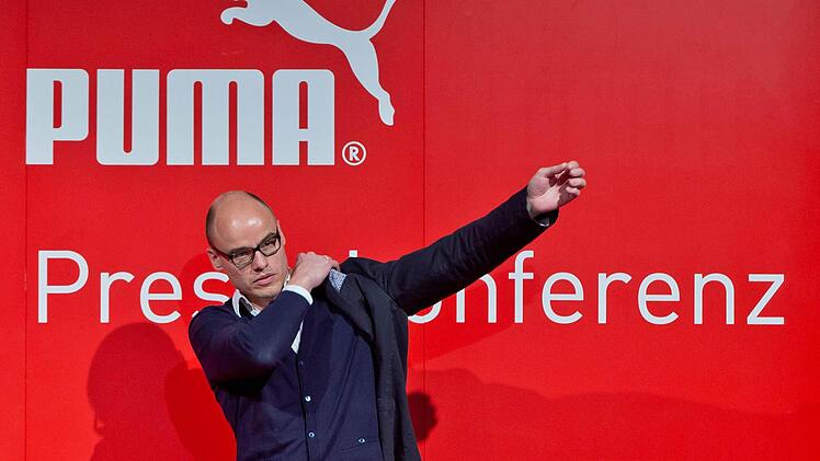 Noch-Puma-Chef Franz Koch verlässt in Kürze das Unternehmen - nicht ganz freiwillig, wie er bei seiner letzten Bilanz-Pressekonferenz deutlich machte